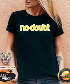 No Doubt Logo Olive V-neck