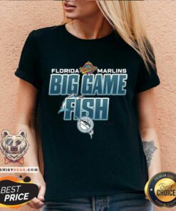 MLB Florida Marlins Big Game Fish V-neck
