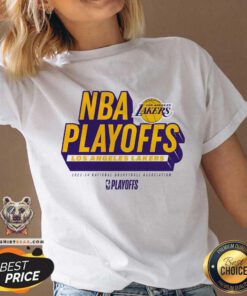 Los Angeles Lakers 2024 NBA Playoffs Defensive Stance V-neck