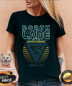 North Lane Impulse Black V-neck