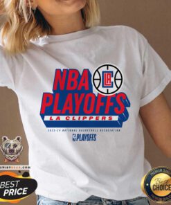 LA Clippers NBA Play Off Participant Defensive Stance V-neck