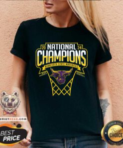 Minnesota State University Mavericks Women's Basketball 2024 NCAA D2 National Champions V-neck