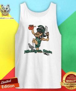 Awesome Michigan State University Spatans Dunking Tank-top