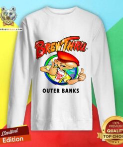 Brew Thru 2024 Annual Ice Blue Outer Banks Sweatshirt