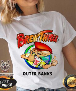 Brew Thru 2024 Annual Ice Blue Outer Banks V-neck