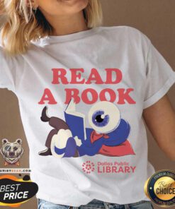 Bullzerk Read A Book Dallas Public Library V-neck