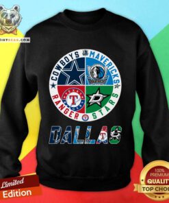 Dallas Dallas Cowboys Dallas Mavericks Dallas Stars New York Rangers Sweatshirt