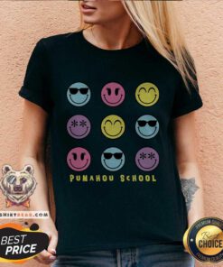 Girl's Ava Smiley V-neck