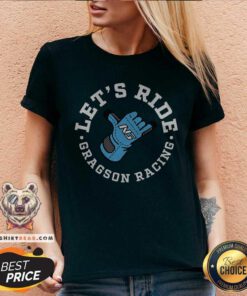 Gragson Racing Youth Lets Ride V-neck