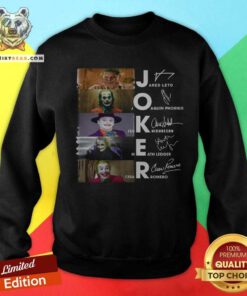Great Joker DC Comics Movies All Stars Eras Sweatshirt