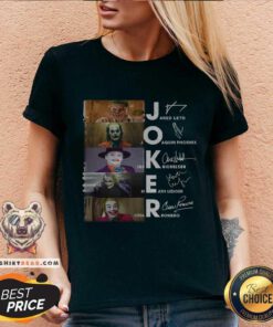 Great Joker DC Comics Movies All Stars Eras V-neck
