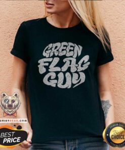 Green Flag Guy V-neck