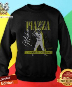 HW Neon Pop Player SS Los Angeles Dodgers Mike Piazza Sweatshirt