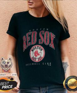 Nice Boston Red Sox Big & Tall Baseball Club V-neck