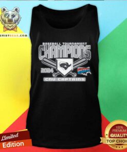 Nice Christopher Newport Captains Baseball 2024 Tournament Champions Tank-top