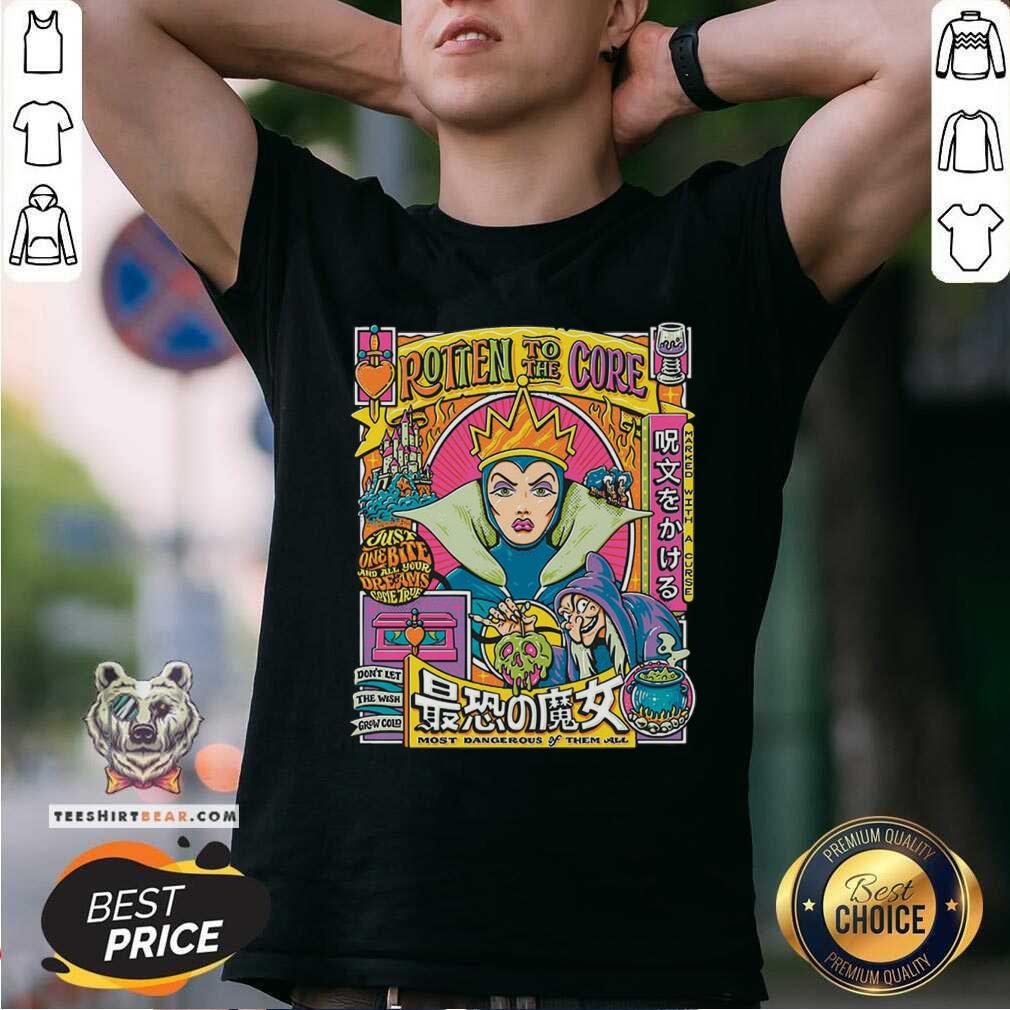 Nice Disney Snow White Evil Queen Rotten To The Core T-Shirt