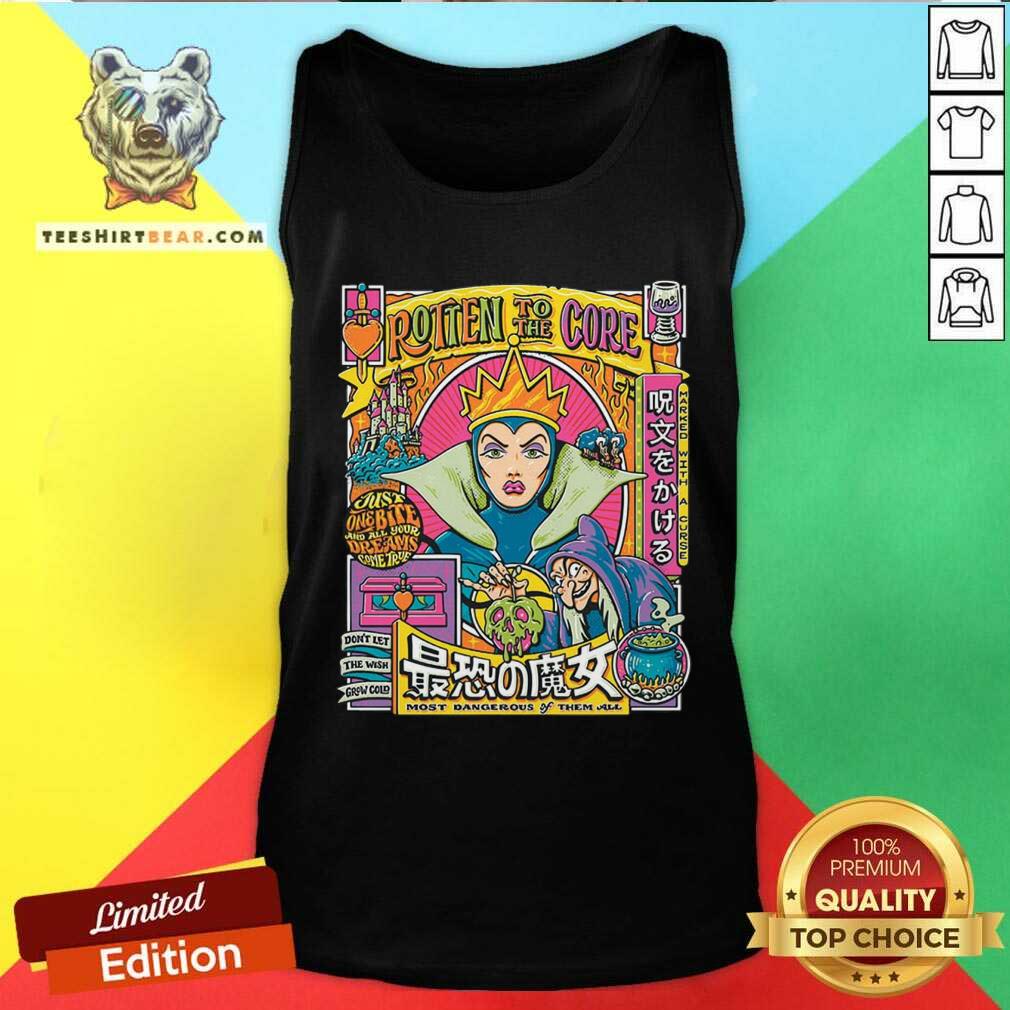 Nice Disney Snow White Evil Queen Rotten To The Core Tank-top