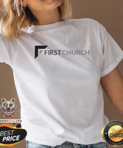 Nice First Church Logo V-neck