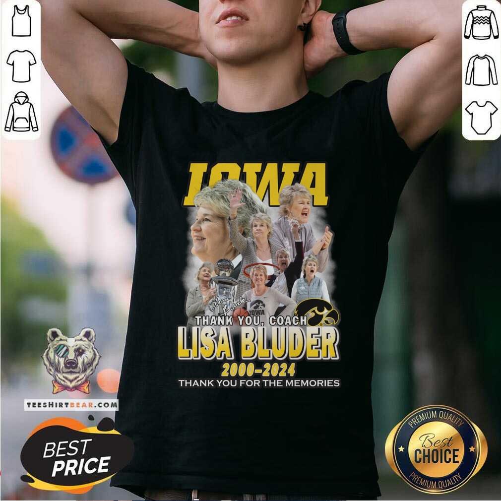 Nice Iowa Lisa Bluder 2000-2024 Thank You For The Memories T-Shirt