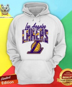 Nice Los Angeles Lakers Yellow Tri-Ball Hoodie