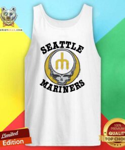Nice MLB X Grateful Dead X Mariners Retro Skull Tank-top