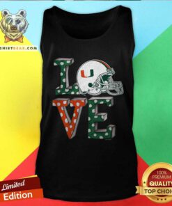Nice Miami Hurricanes Love Tank-top