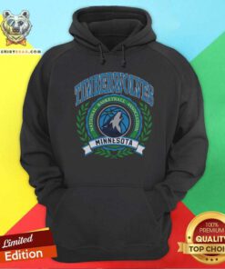 Nice Minnesota Timberwolves Crest National Basketball Association Hoodie