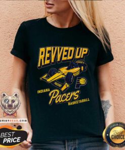 Official Indiana Pacers Revved Up Indy Car V-neck