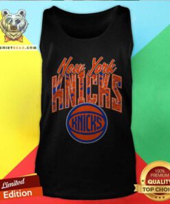 Official New York Knicks Royal Tri-Ball Tank-top