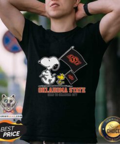 Official Snoopy Oklahoma State Road To Oklahoma City T-Shirt