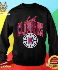 Officical Los Angeles Clippers Royal Tri-Ball Sweatshirt