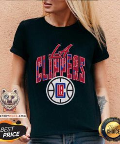 Officical Los Angeles Clippers Royal Tri-Ball V-neck
