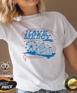 Original Have Mercy Theme Park Ringer V-neck