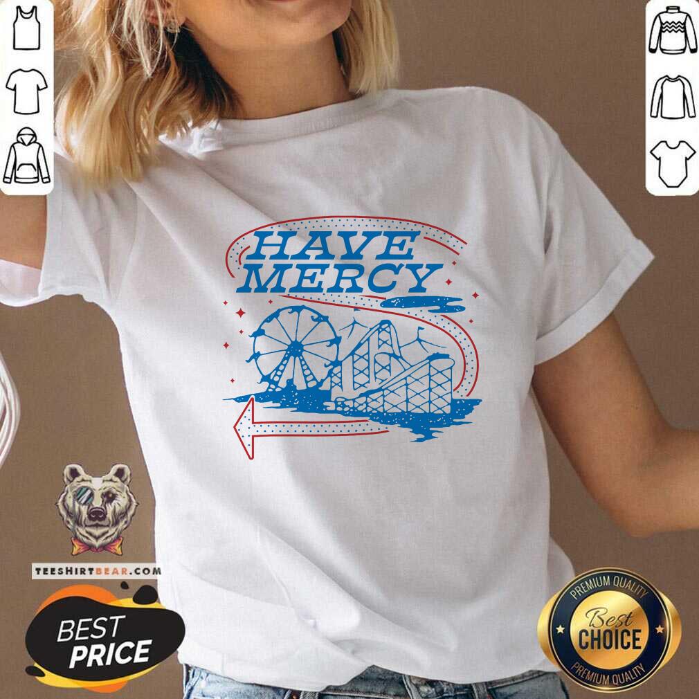 Original Have Mercy Theme Park Ringer V-neck
