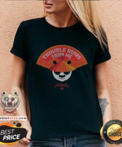 Original Kung Fu Panda 4 Trouble Runs From Me V-neck