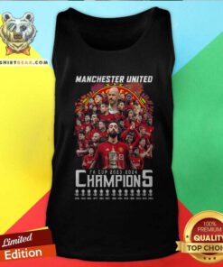 Original Manchester United The Red Devils FA Cup Champions 2024 Tank-top