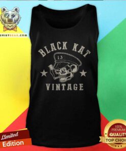 Original Moto Skull Black Kat Vintage Tank-top