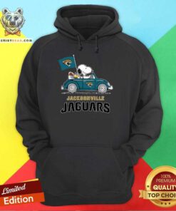 Snoopy And Woodstock Ride The Jacksonville Jaguars Car Hoodie