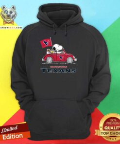 Snoopy And Woodstock Ride The Houston Texans Car Hoodie