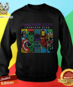 Personalized NLL Panther City Lacrosse Club Marvel Studios Sweatshirt