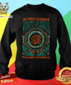 Rose And Skull Wyatt Flores Sweatshirt