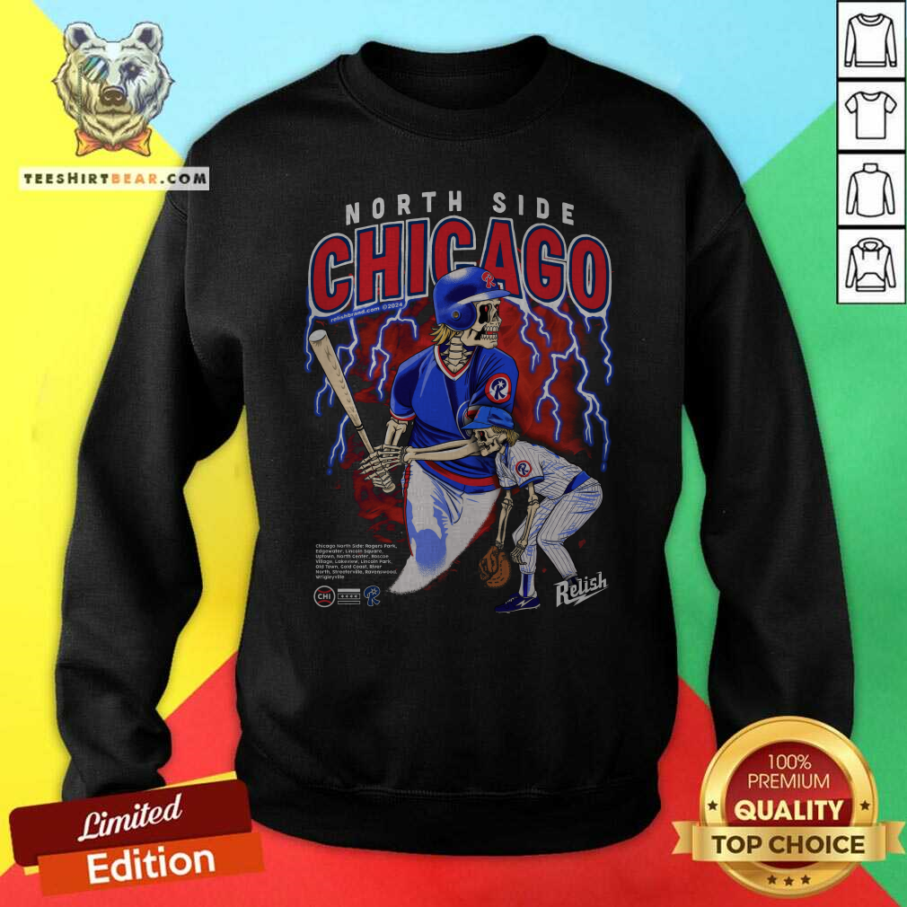 North Side Chicago Baseball 2024 Gold Glove Garment Dyed Sweatshirt