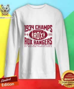 Rox Rangers Football 1934 Champs Sweatshirt
