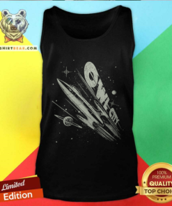 Rocket Owl City To The Space Tank-top
