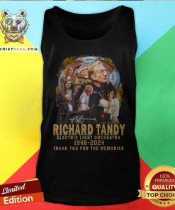 Richard Tandy Electric Light Orchestra 1948-2024 Thank You For The Memories Tank-top
