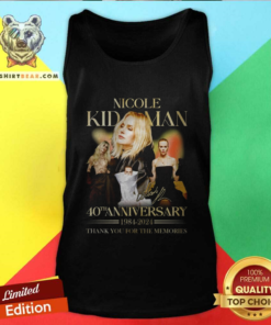 Nicole Kidman 40th Anniversary Thank You For The Memories Tank-top