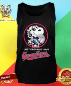 Snoopy I Just Freaking Love Cleveland Guardians Tank-top