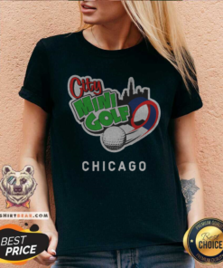 Offical City Mini Golf Chicago V-neck