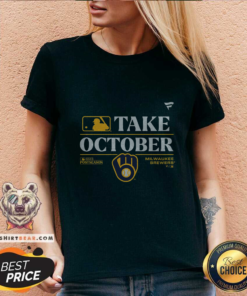 Milwaukee Brewers Take October 2023 Postseason Locker Room V-neck