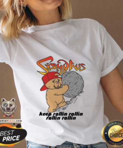 Sisyphus Keep Rollin Rollin Rollin Rollin V-neck